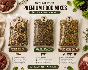 Eiwitmix voor heremietkreeften – natuurlijke ingrediënten #43