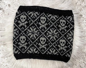 Patron de tricot col bénitier Skalle