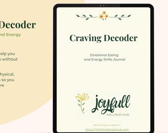 Diario Craving Decoder: Alimentación emocional y conciencia energética para mujeres