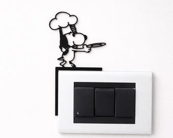 Snoopy Chef Wall Decor – Modern Design in PLA Plastic