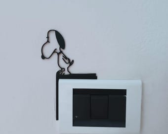 Snoopy Wall Decor – Modern Design for PLA Plastic Switches