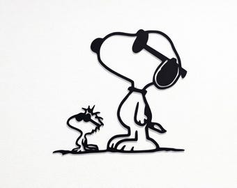 Snoopy & Woodstock Wall Art – Minimalist Modern Wall Art | Elegant Wall Art Design