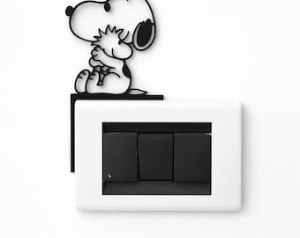 Snoopy & Woodstock Wall Art – Modern Design in PLA Plastic