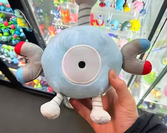 Magnemite Plush Toy — Soft Stuffed Doll, Kawaii Collectible Plush, Character Plushie
