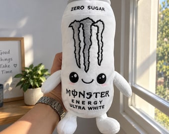 Monster Energy Dosen-Plüschtier, weiches Stofftier, Geschenkidee für die Zimmerdekoration