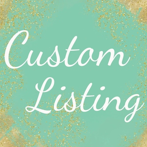 Custom listing with express shipping