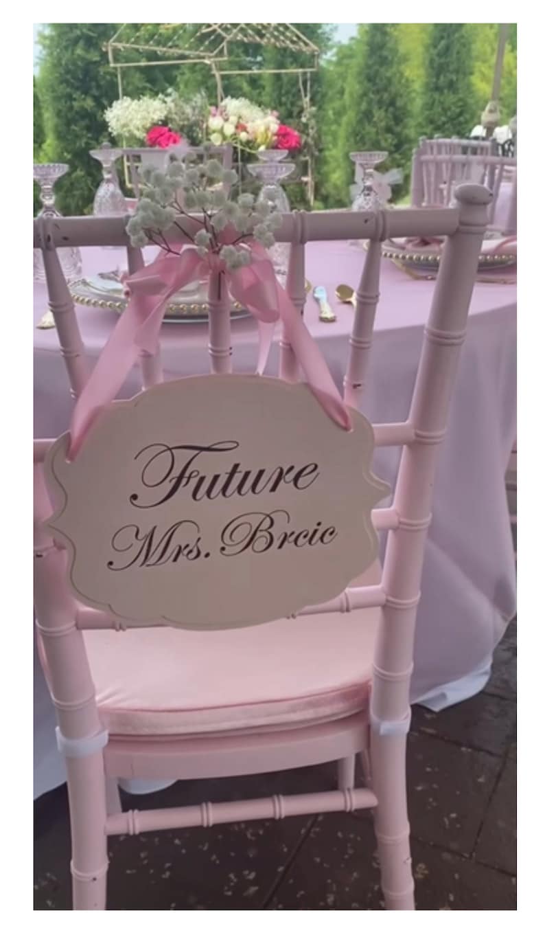 Letrero para futura señora, letrero para despedida de soltera, letrero para futura señora, letreros para sillas para despedida de soltera, letreros para futuras novias para sillas imagen 8