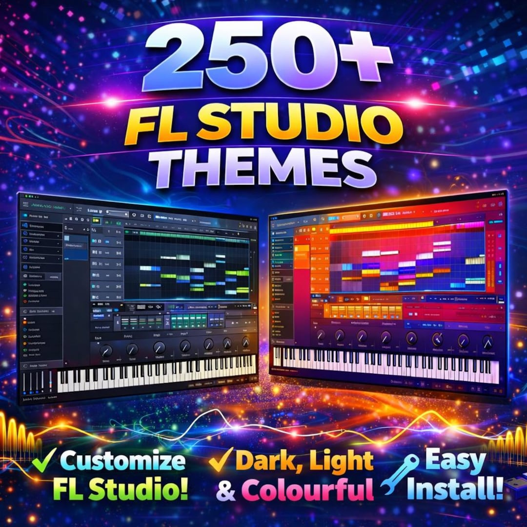 250+ Custom FL Studio Themes Bundle (INSTANT DOWNLOAD) | Pluginlabs - Etsy