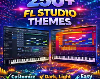 250+ Custom FL Studio Themes Bundle (INSTANT DOWNLOAD) | PluginLabs