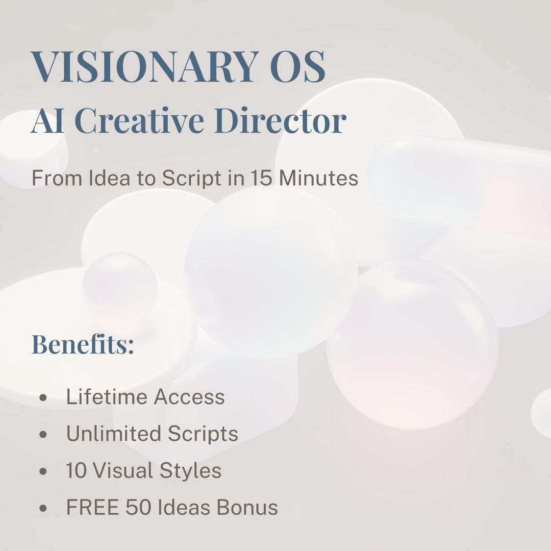 Visionary OS | AI Creative Director GPT | Custom Scriptwriting Tool for ...