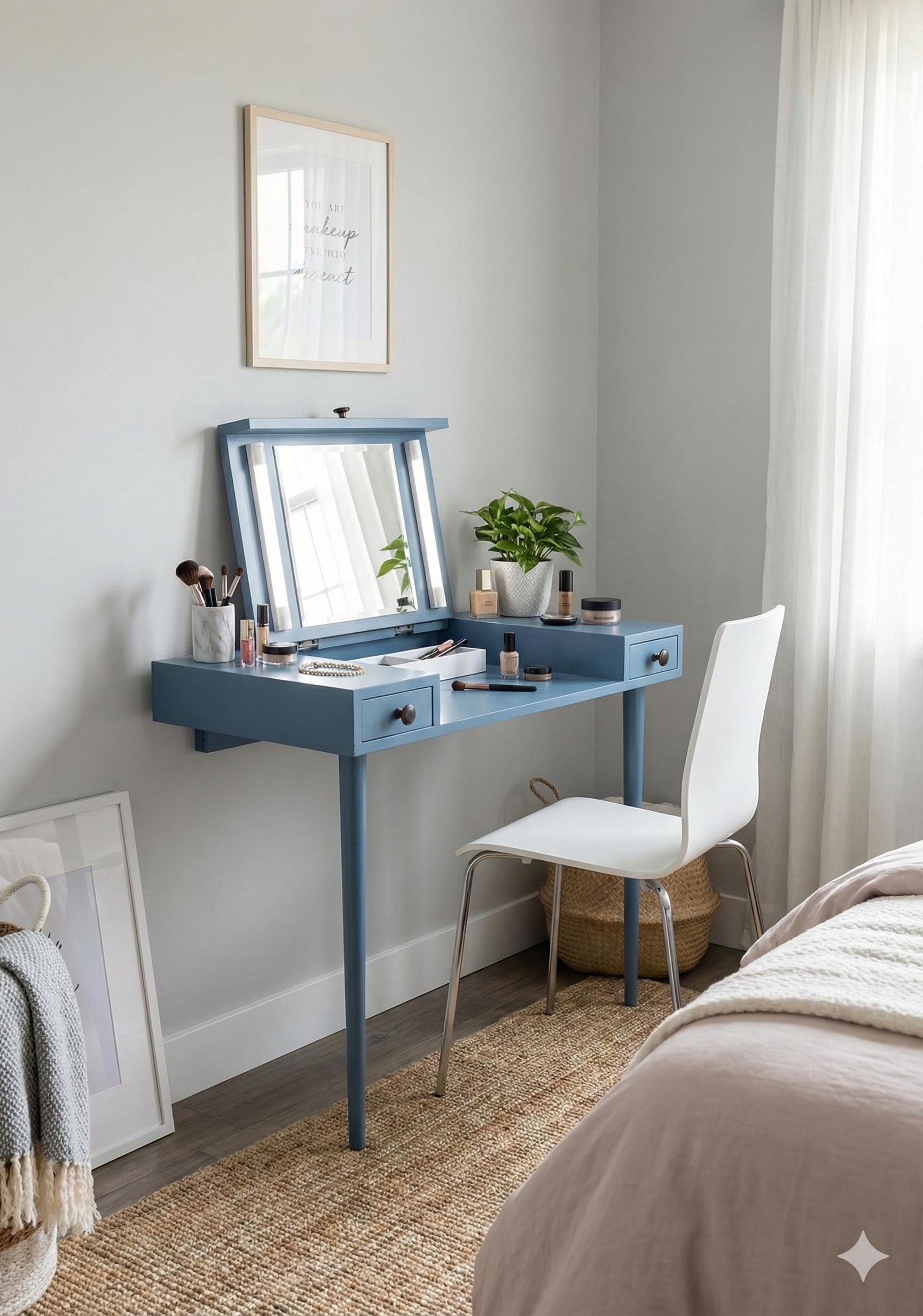 Wall Mounted Dressing Table - Etsy