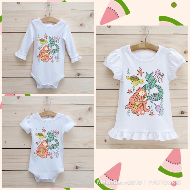 Mermaid Girls Tee