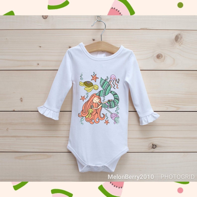 Mermaid Girls Tee