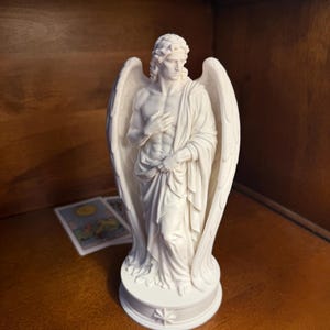 Lucifer Statue, Fallen Angel Sculpture, Morning Star Altar Decor, Pagan Deity Figurine, Occult Gothic Decor, Dark Academia Witchy Gift