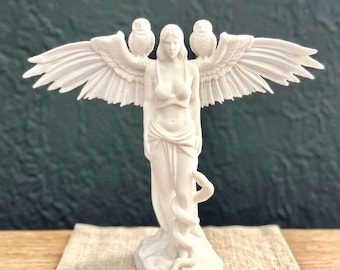 Lilith Statue Altar Figure | Dark Goddess of the Night | Witchy Home Decor & Pagan Altar Tool | 3D-Printed Mythology Sculpture