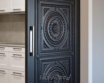 Big Size Premium Carved Solid Wood Front Door  Heavy & Durable