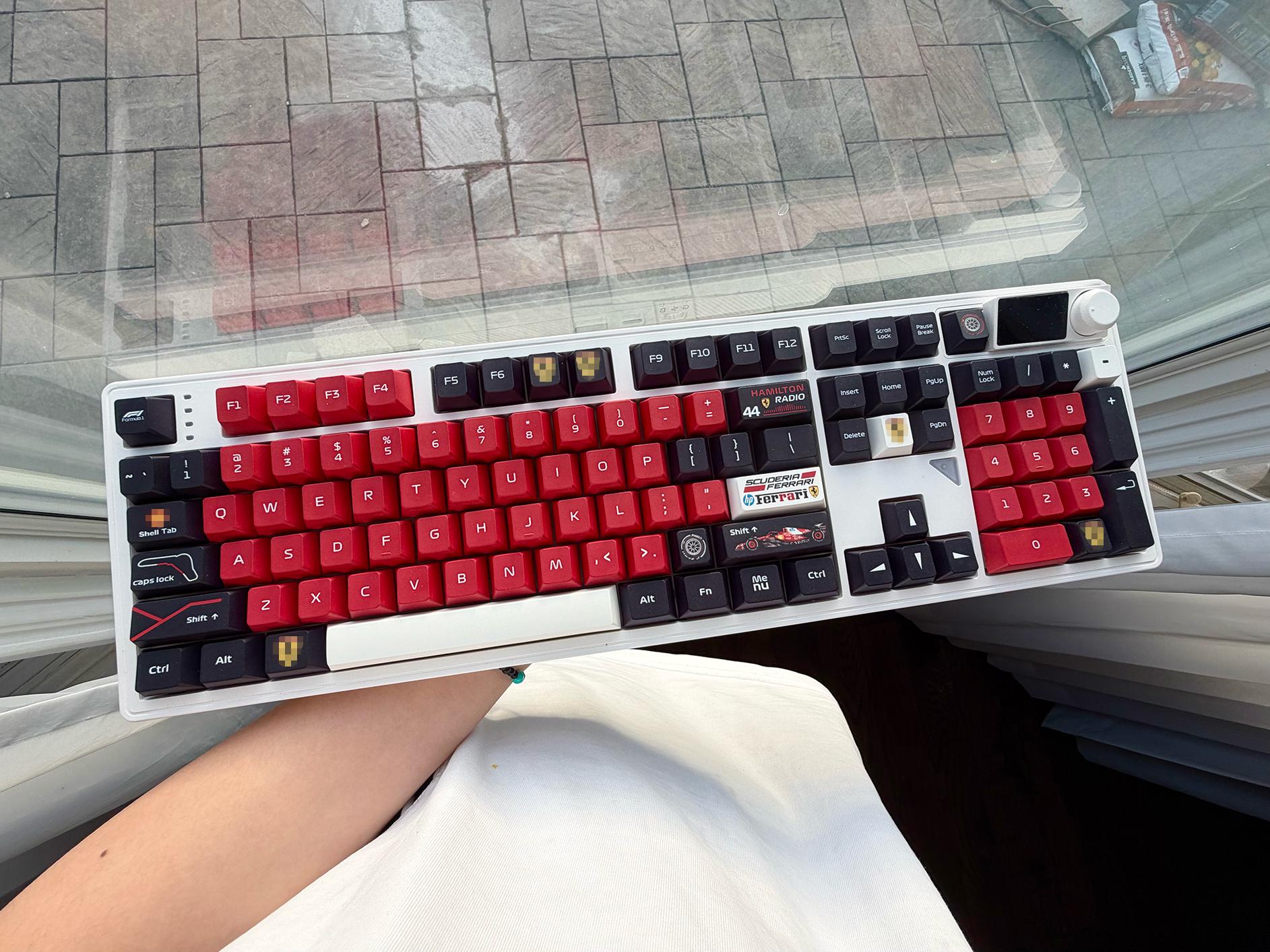 F1 Keycaps F1 Red Racing Inspired Custom Keycaps | Full Keycap Set - Etsy