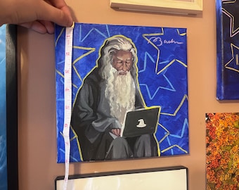 Lord of the Rings Funny Original Painting Acrylic