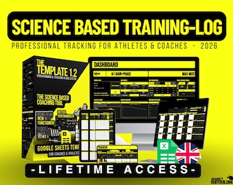 TheTEMPLATE 1.2.1 | Google Sheets Workout Planner & Tracker | Program Builder + Mesocycle Log | Fitness Coach Template