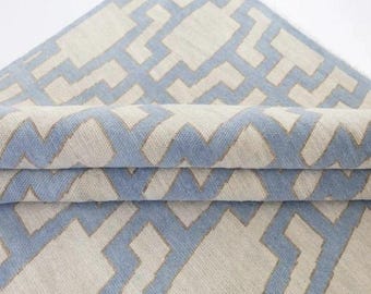 Alfombra Oushak azul de 8 x 10 pulgadas, alfombra turca Oushak, alfombra geométrica Oushak hecha a mano, alfombra neutra beige azul para sala de estar, alfombra turca moderna
