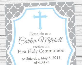 Première invitation à la Sainte Communion - Imprimée