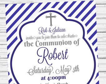 Première invitation à la Sainte Communion - Imprimé