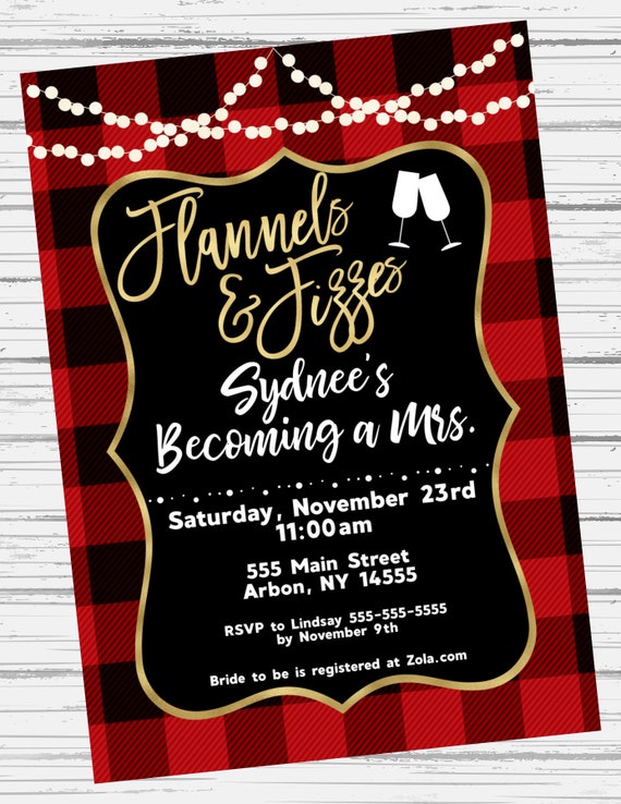 Flannel \u0026 Fizz Bridal Shower 
