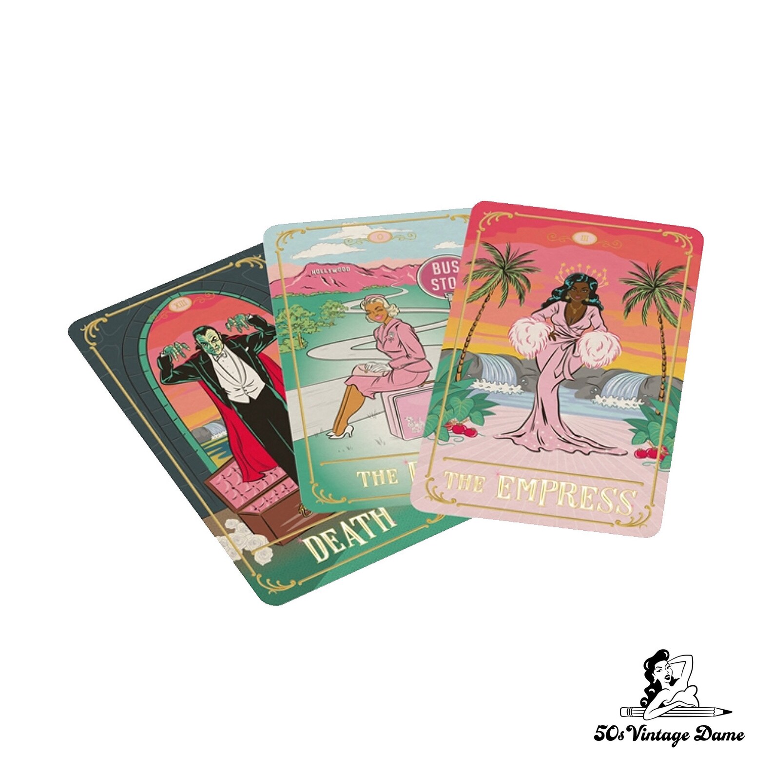 Tinseltown Tarot Card Deck Authorsigned Copy Vintage Etsy Australia