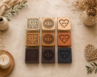 LOVE Laser Cut Gift Boxes | Decorative Wooden Packaging (SVG Bundle)