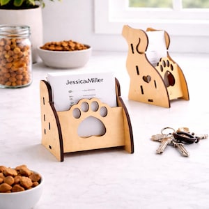 Digital download Dog Card Holder SVG | Laser Cut Plywood Desk Organizer (Digital Download) 5.0 (10) By Vectorora Designed by Vectorora Shop owned by Almir 5 months on Etsy