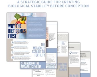 Fertility For Your Diet | Guide for Preconception | Systems-Based PDF