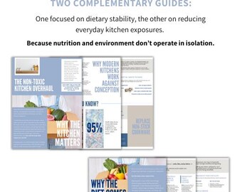 Fertility For Your Diet & Kitchen | Complementary Guides for Preconception | Systems-Based PDFs