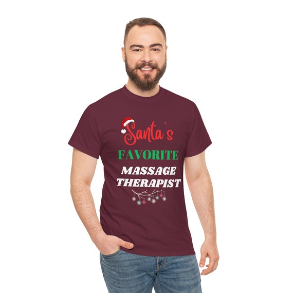 Santa's Favorite Massage Therapist T-Shirt Santa's Favorite Massage Therapist T-Shirt