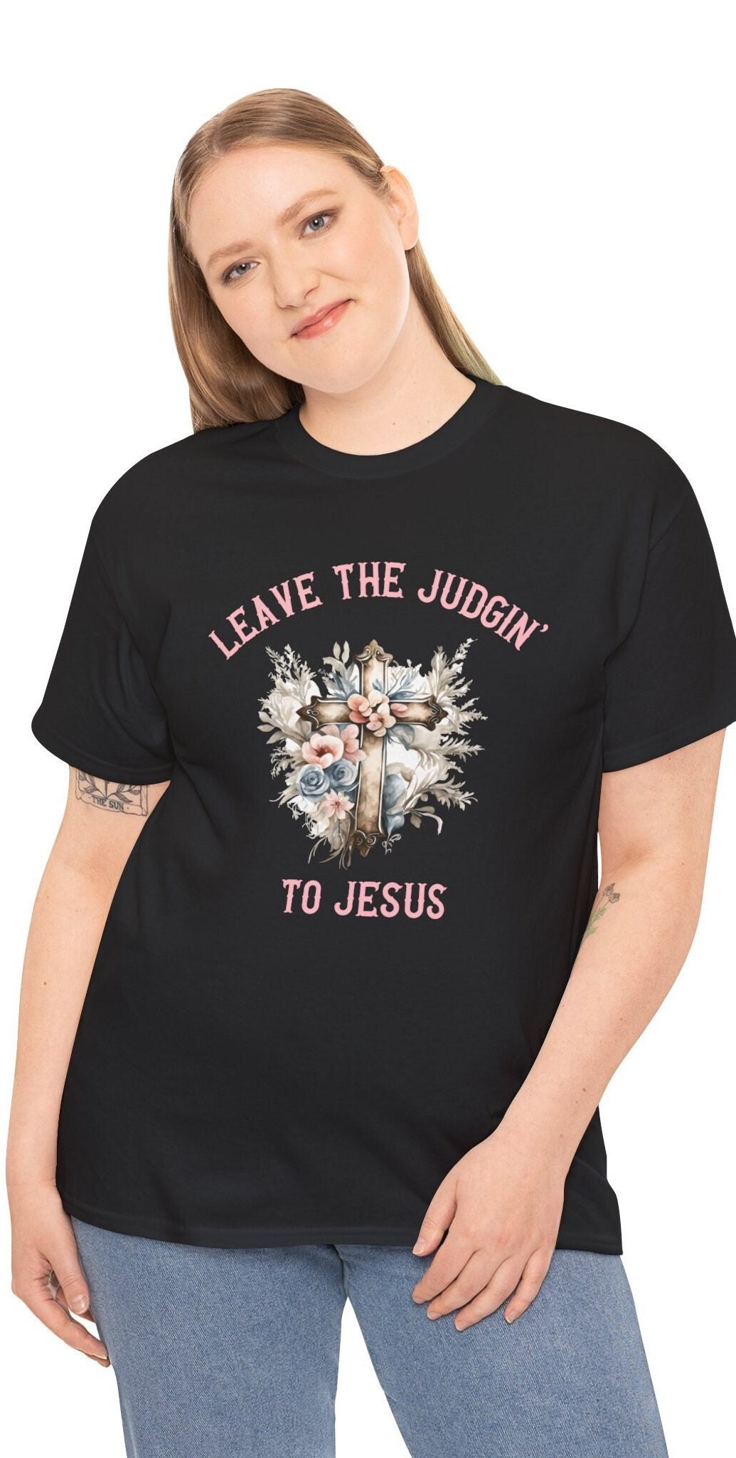 Sunflower Shirt Leave The Judgin To Jesus Tshirt Sunflower Shirt Leave The Judgin To Jesus Tshirt