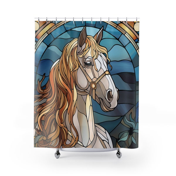 Horse Racing Shower Curtains Etsy