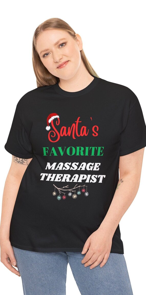 Santa's Favorite Massage Therapist T-Shirt Santa's Favorite Massage Therapist T-Shirt