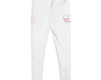 Custom Bachelorette Leggings, Casa Olivia Bridal Party Yoga Pants, Bach Island Bride Squad Loungewear, Personalized Bridesmaid Gift Legging