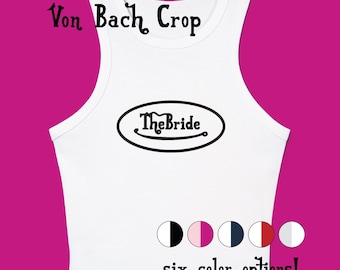 Y2K Bride Tank Top, Bach to the 2000s Bachelorette Party Shirt, Von Bach