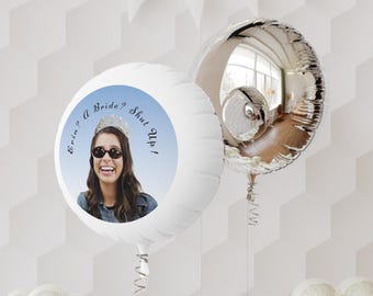 Personalized Bachelorette Diaries Mylar Helium Balloon | Bachelorette Inflatable Balloon | Custom Name Balloon