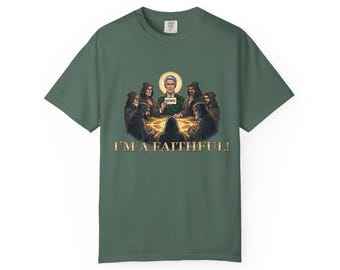 Round Table Shirt | Renaissance Art Graphic Tee | Easter Parody