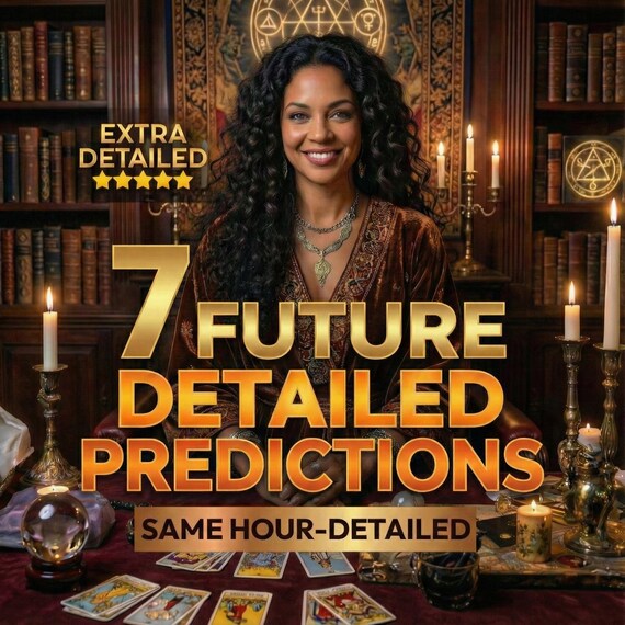 Detailed 7 Psychic Predictions, Psychic Predictions, Prediction Reading, Future Insights, Medium Tarot Insights, Tarot Predictions, PDF