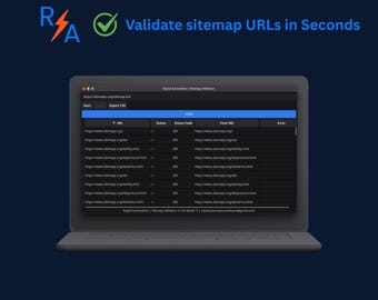 Sitemap Validator – Check Sitemap & Robots.txt URLs | SEO Audit Desktop App