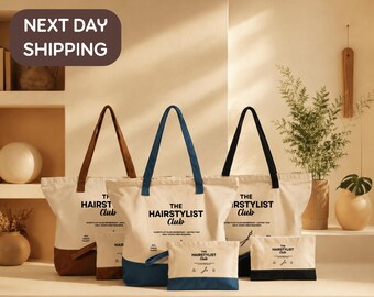 Hairstylist Tote, Hairdresser Gift Bag, Cosmetology Gift Tote, Salon Owner Bag, Beauty Salon Tote, Stylist Appreciation Bag