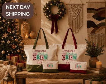 Custom Family Tradition Tote, Christmas Memory Bag, Holiday Gathering Tote, Festive Keepsake Bag, Christmas Eve Tote, Family Celebration Bag