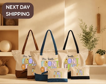 Custom Front Office Tote, Front Office Staff Gift Bag, Receptionist Thank You Tote, Office Secretary Career Bag, Front Desk Staff Event Tote