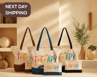 Custom Occupational Therapy Tote, Occupational Therapist Gift Bag, OT Graduation Tote, Therapist Retirement Bag, OT Appreciation Event Tote