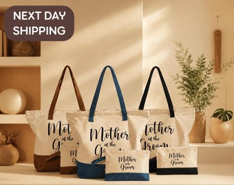Mother Of The Groom Tote, Groom Mom Keepsake Tote, Wedding Family Celebration Tote, Rehearsal Dinner Event Bag, Wedding Ceremony Guest Tote