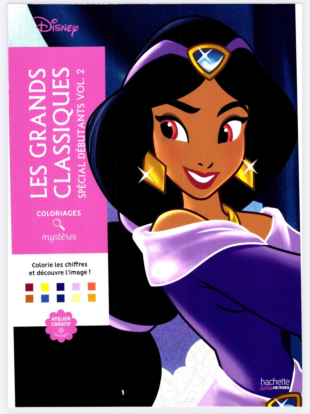 100 Pages of Disney Mystery Color by Number Book - Special Debutants ...