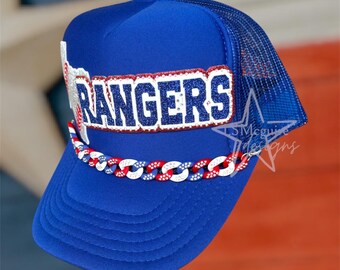 Rangers Baseball Trucker Hat Texas