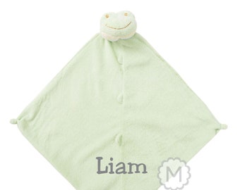 Baby Security BlankieFor Baby Infant Tollder Adorable Soother Blanket Best Gift for Baby【Green Frog 】 